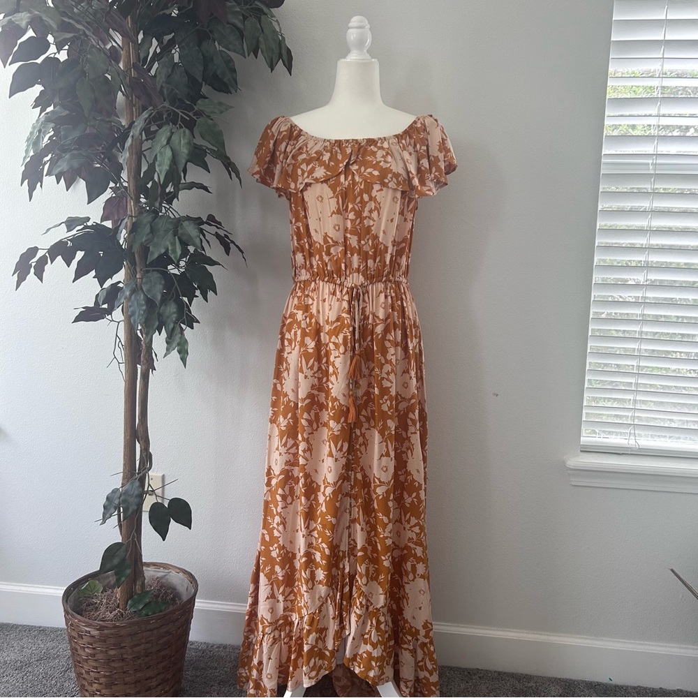 B.O.G Floral Off-Shoulder Dress size L